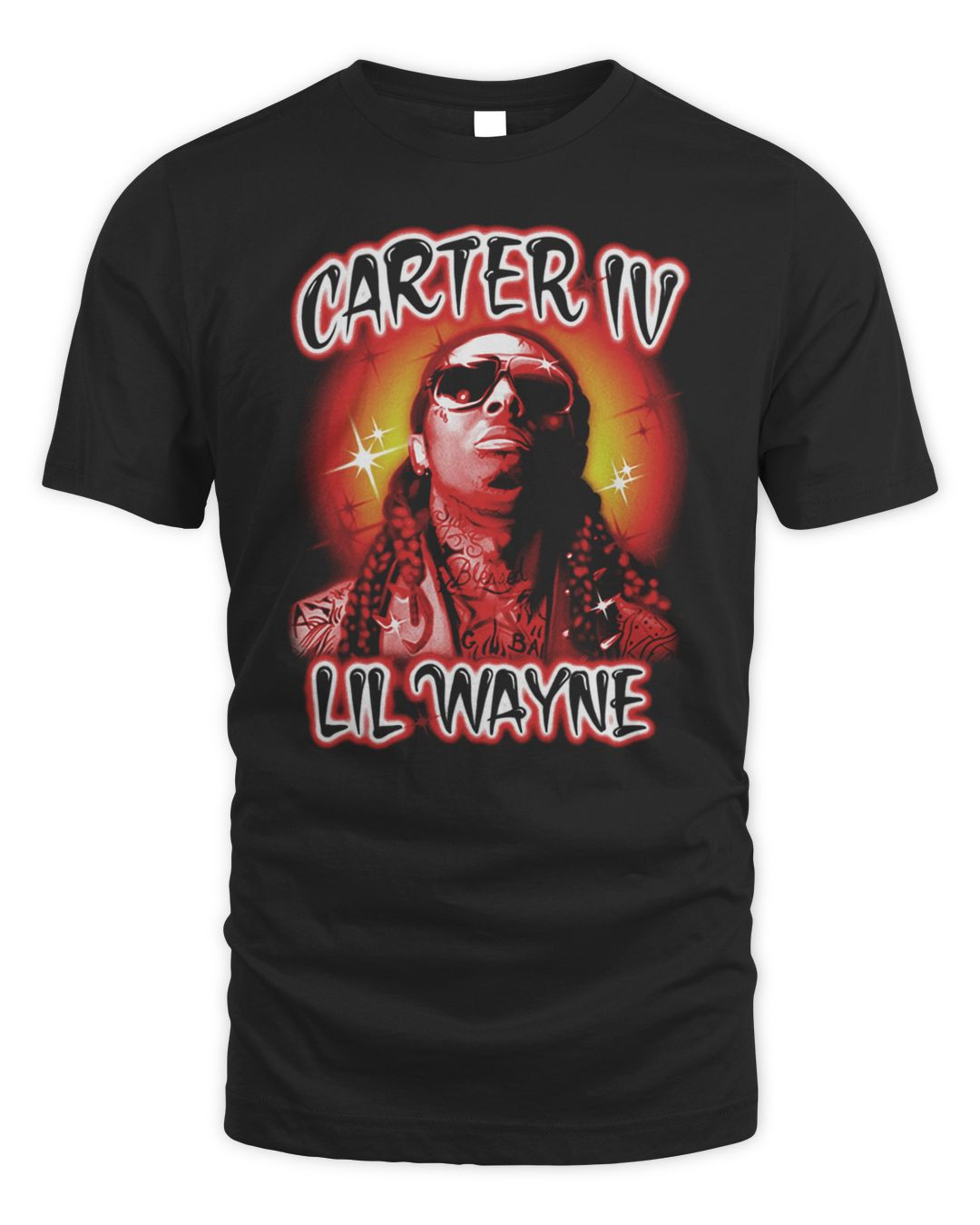 Lil Wayne Merch Carter Iv Airbrush Shirt
