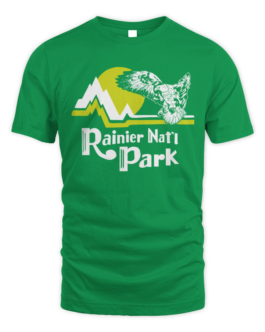 Homage Rainier National Park Lightweight Green Official T Shirt