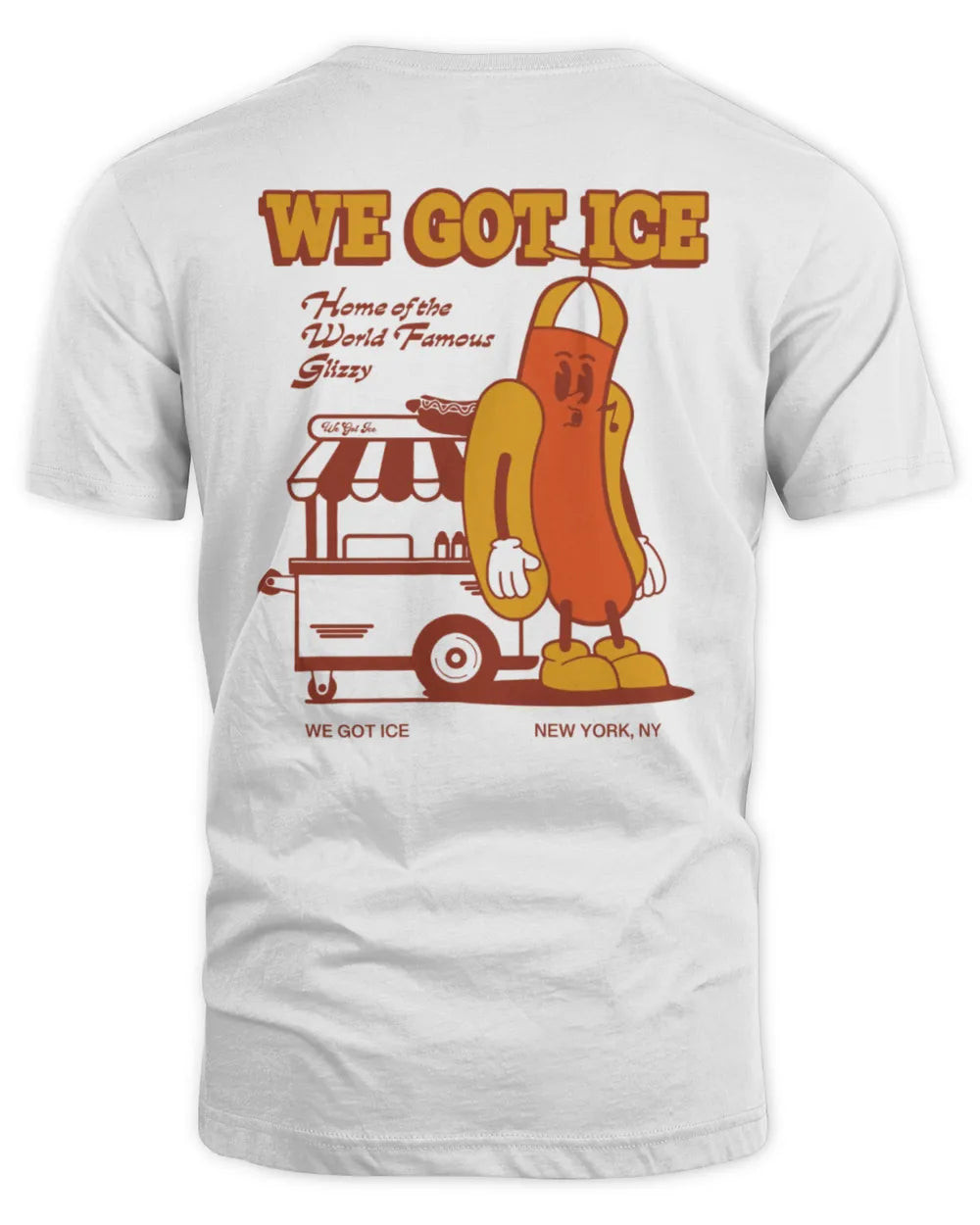 Jomboy Media Shop Glizzy Guy We Got Ice T Shirt