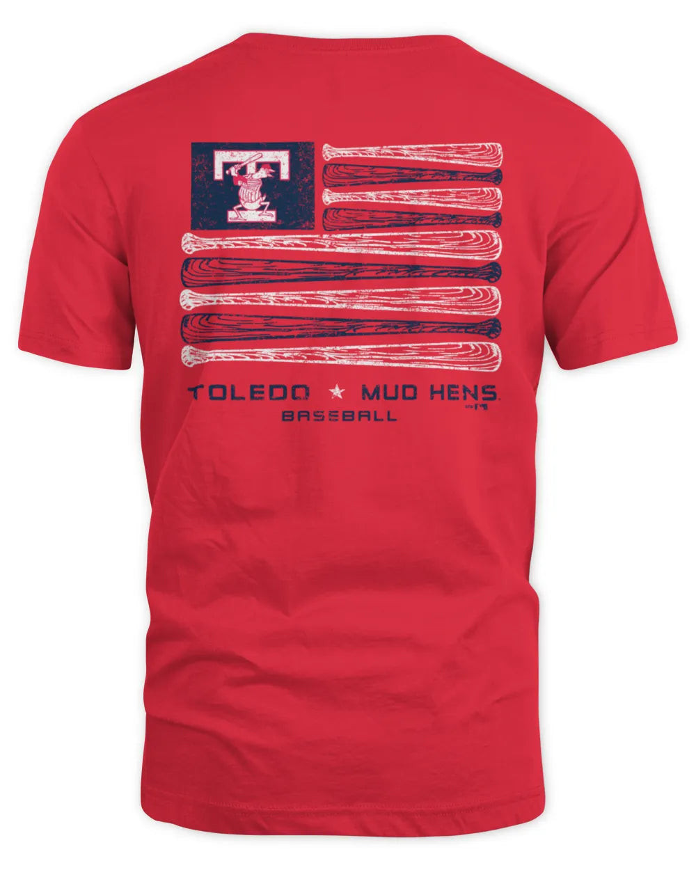 Milb Store The Swamp Toledo Mud Hens Crimson Comfort Wash T Shirt