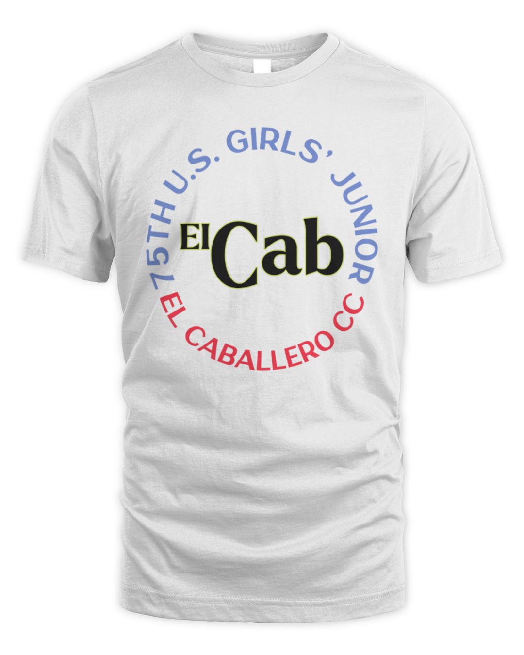 Men's 2024 U.s. Girls' Junior Ahead White Pembrooke Tee Shirt