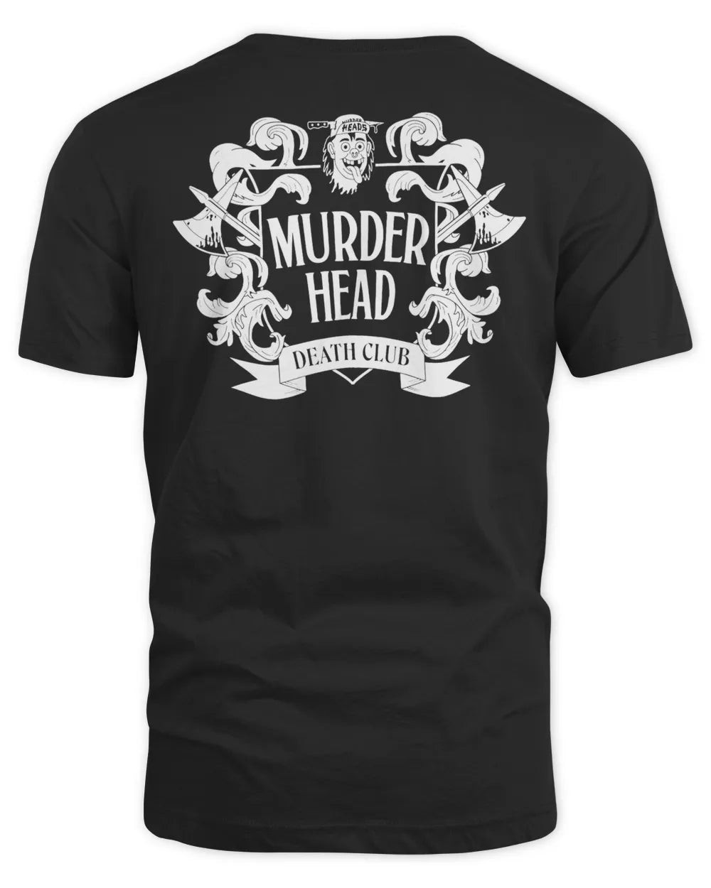 Liquid Death Merch Mhdc Murder Head Death Club 02 Shirt