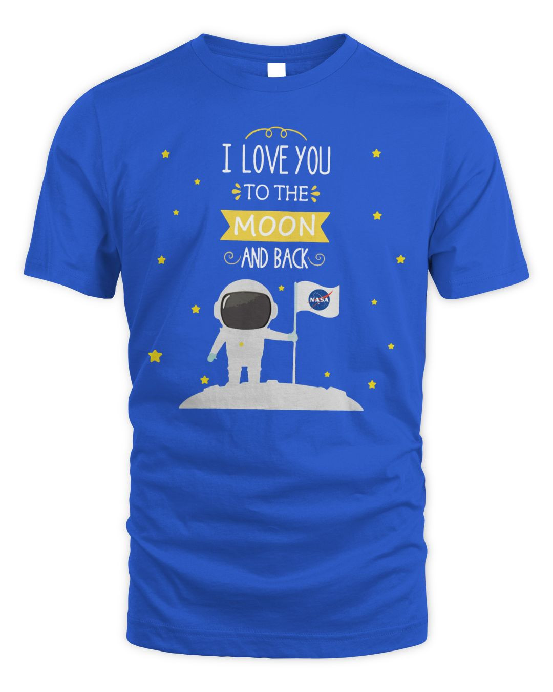 Nasa Merch Meatball Logo I Love You To The Moon And Back Shirt