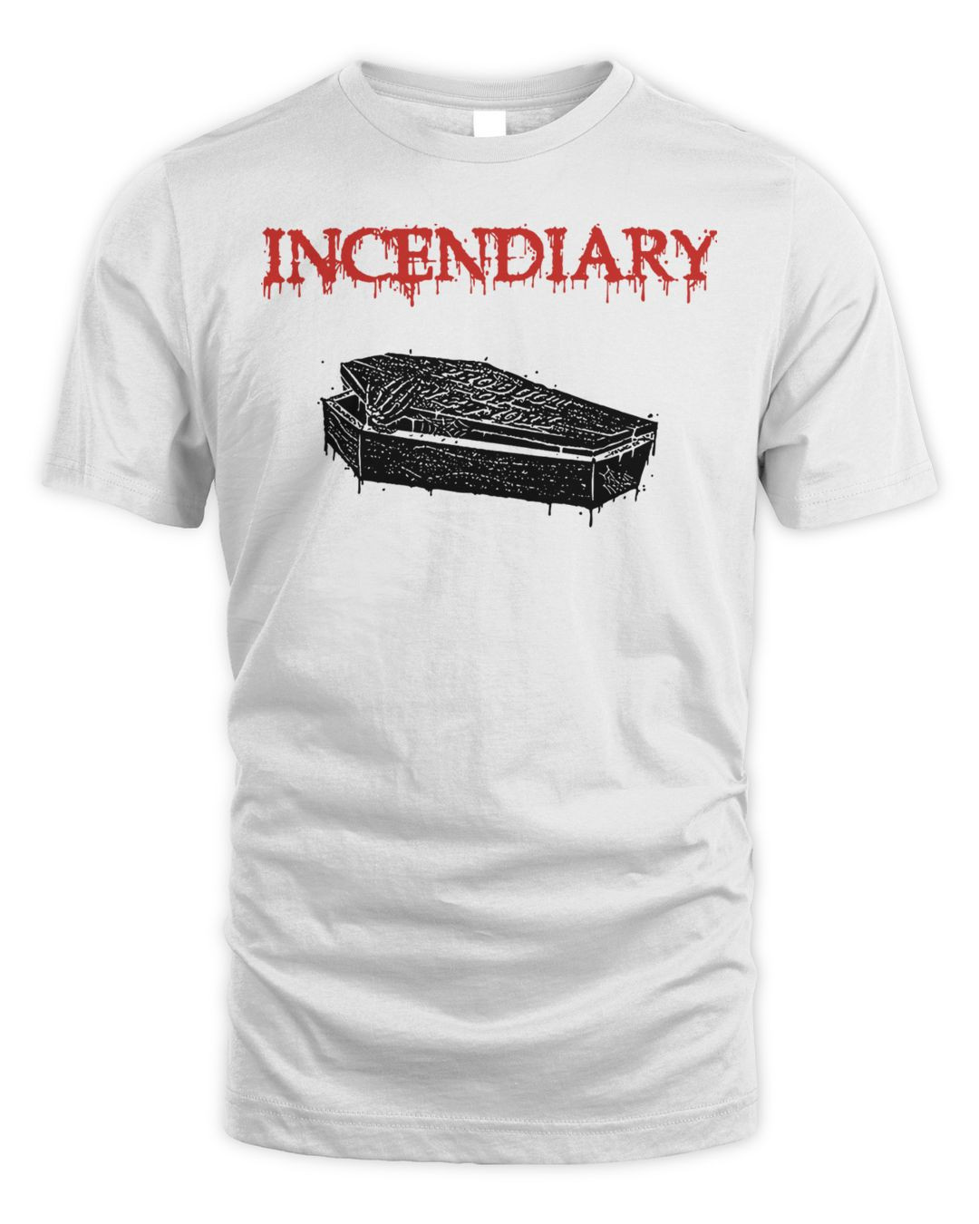 Incendiary Merch Metal Coffin Logo Shirt