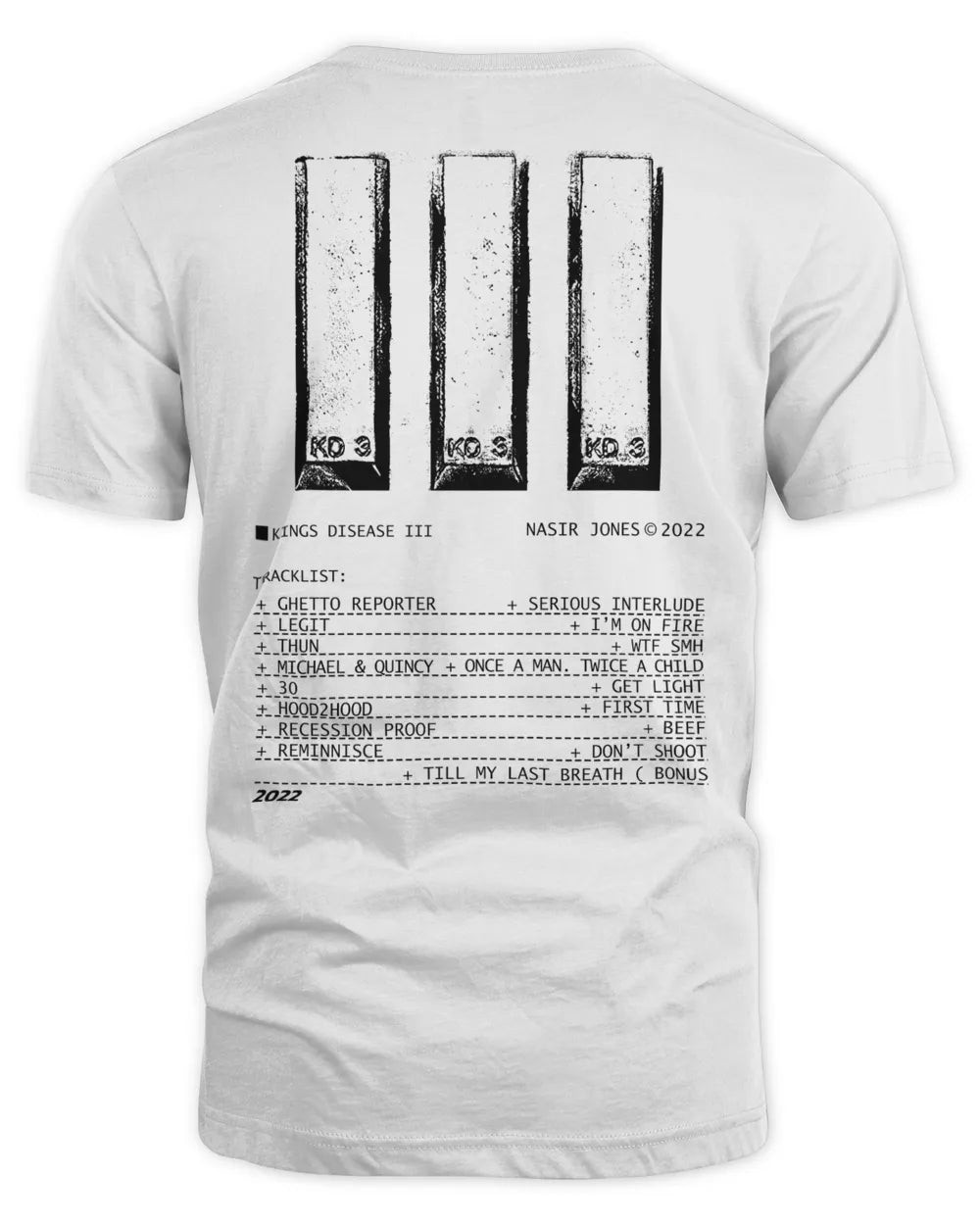 Nas Merch Kdiii Shirt