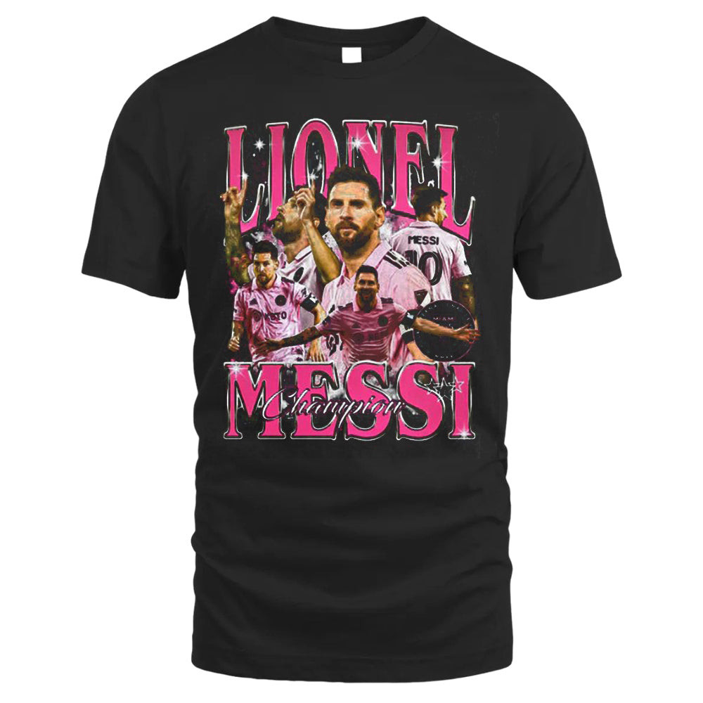Lionel Messi Miami Tee, Vintage T-shirt Style