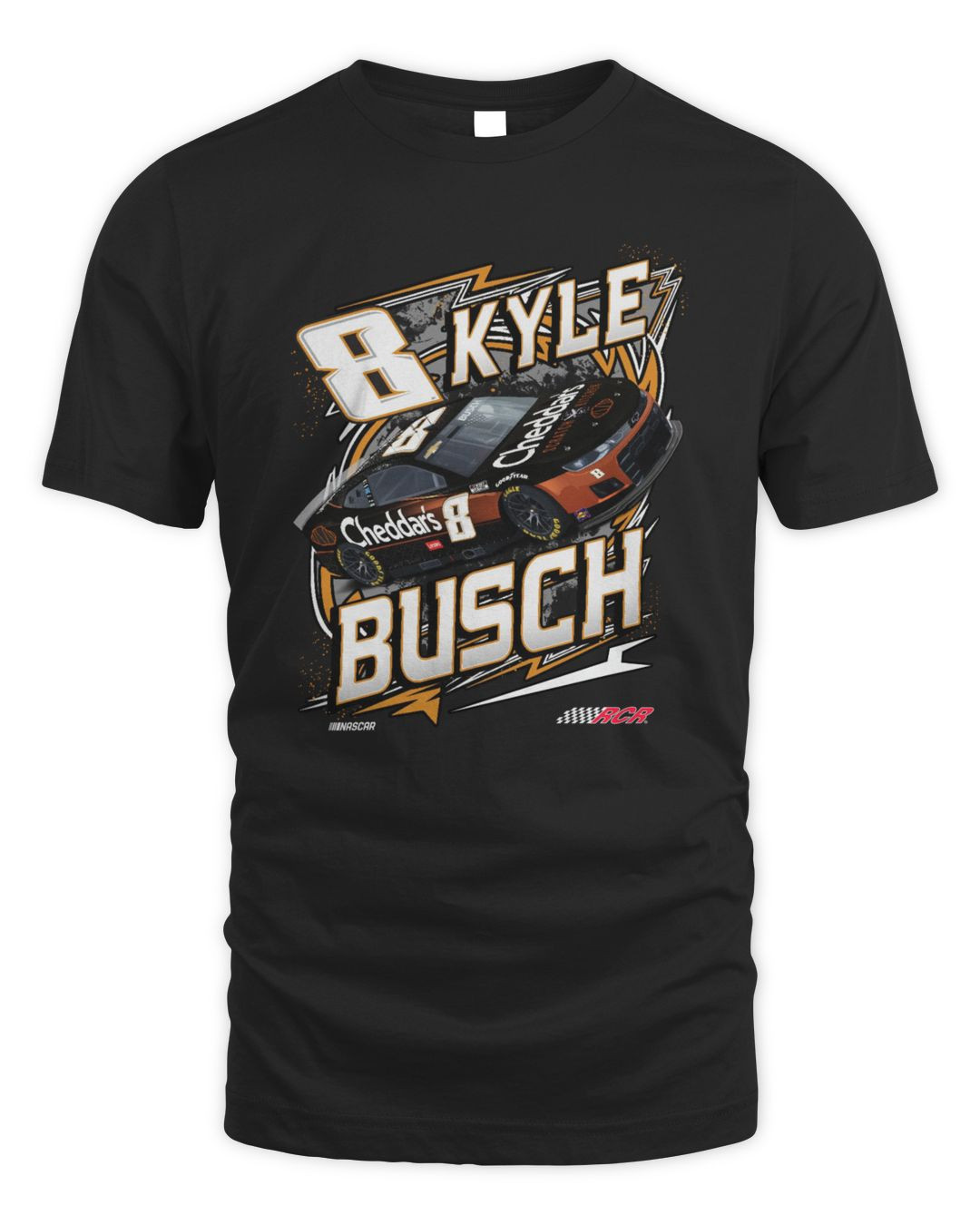 Kyle Busch Richard Childress Racing Team Collection Black Backstretch T-shirts