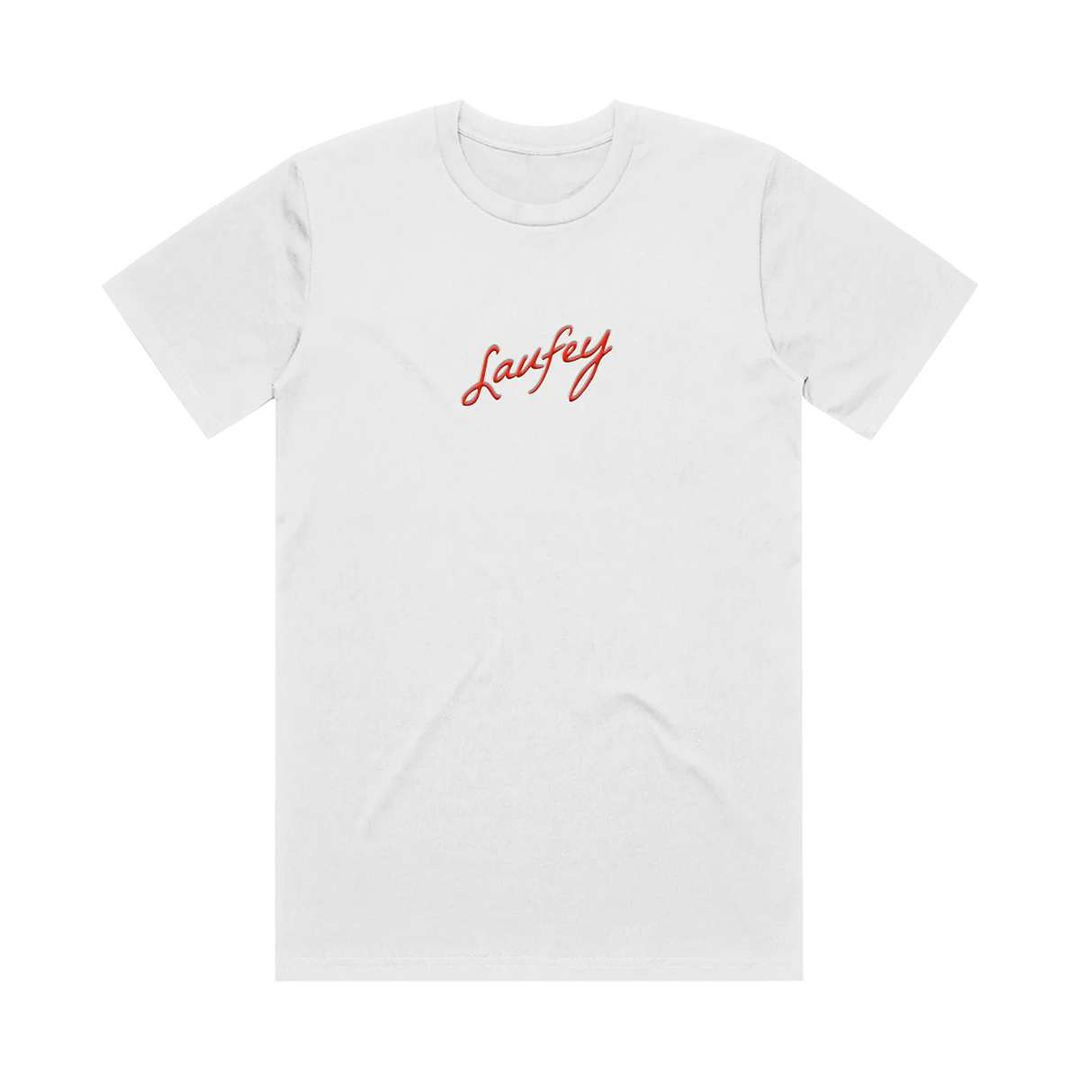 Laufey Merch Signature Tee Red Thread