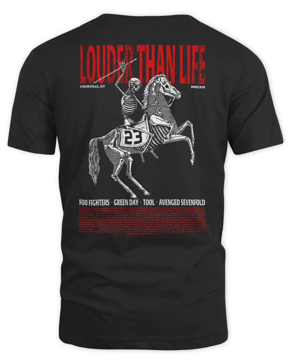 Louder Than Life Merch Skele-jockey Shirt