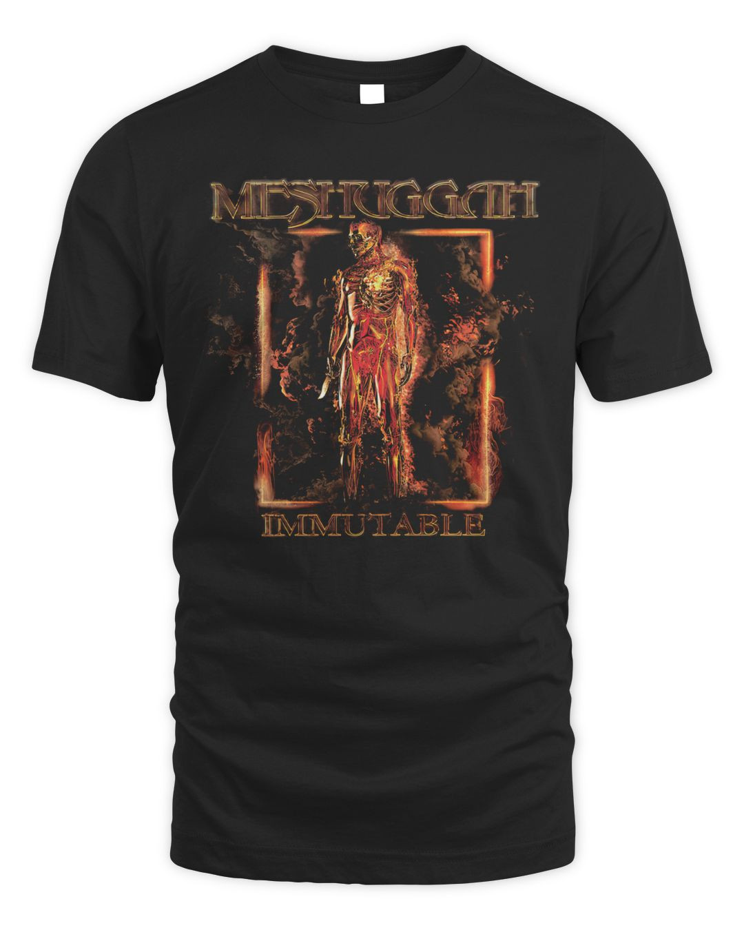 Meshuggah Merch Burning Man Shirt