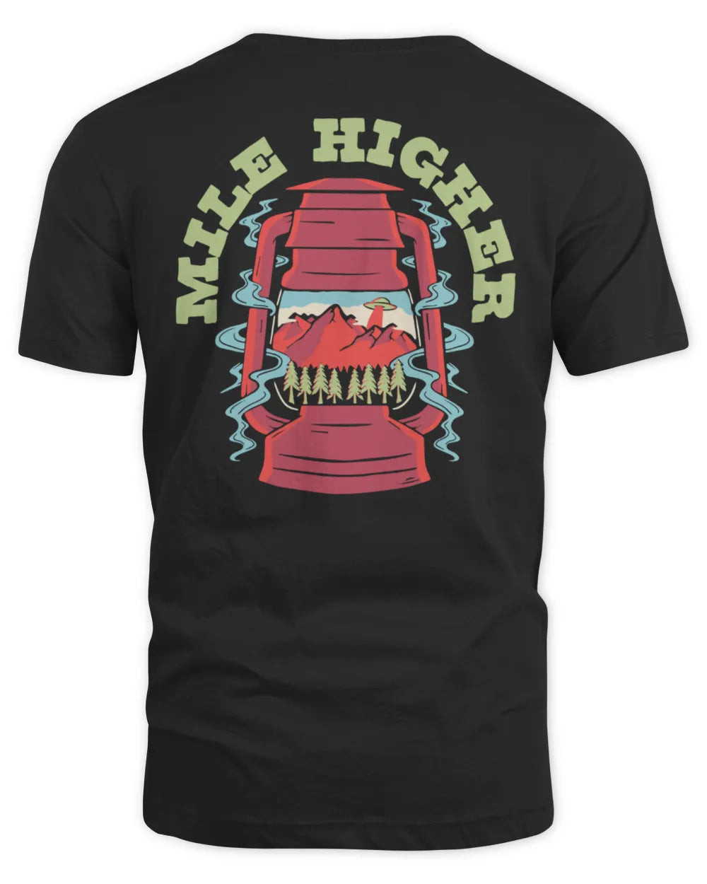 Mile Higher Podcast Merch Lantern T-shirt