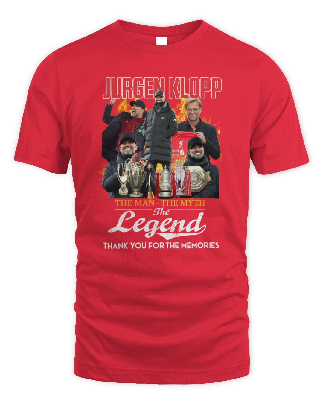 Jurgen Klopp The Man The Myth The Legend Thank You For The Memories T-shirt