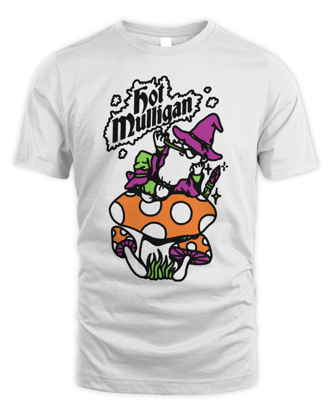 Hot Mulligan Merch Mushroom Wizard Shirt
