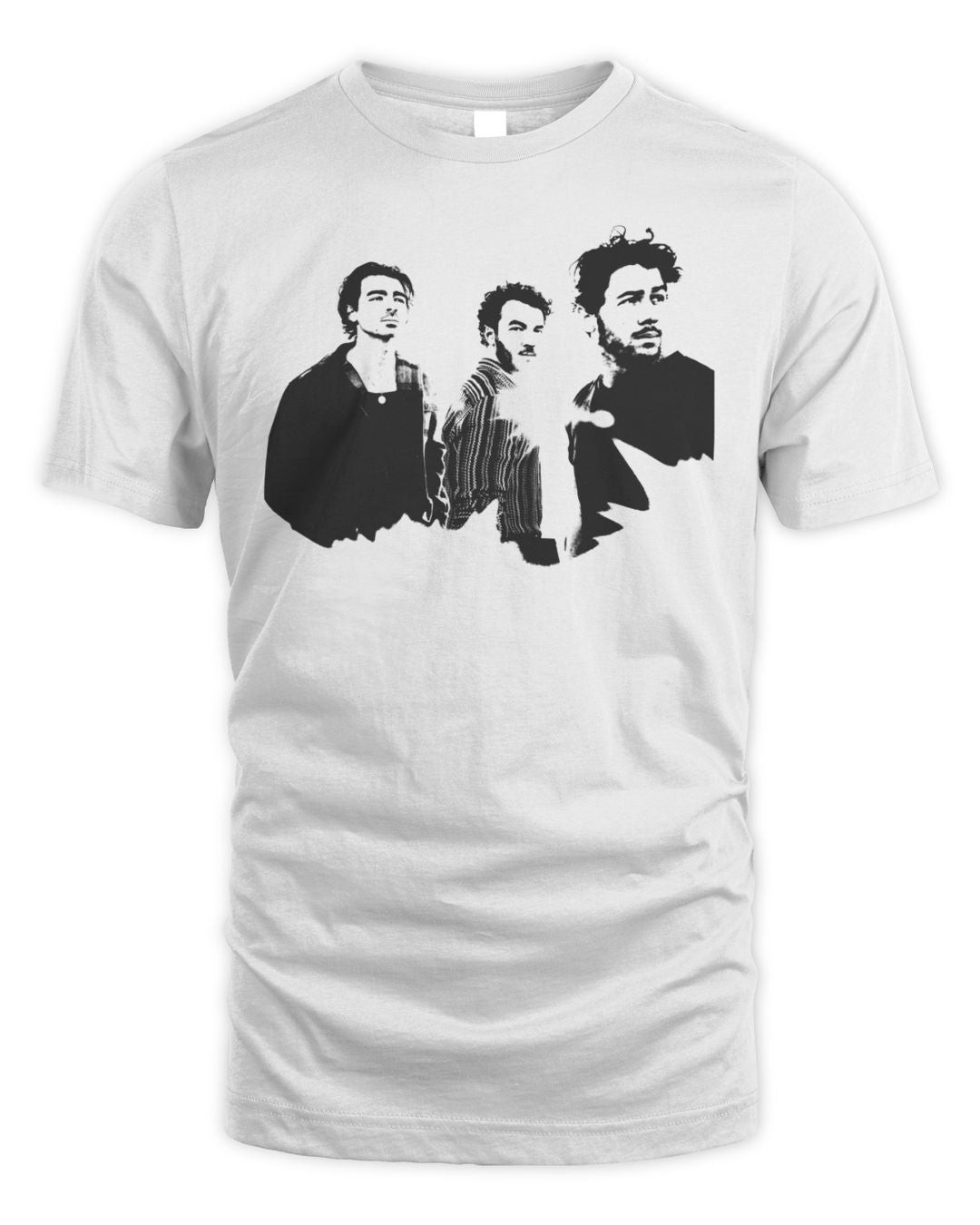Jonas Brothers Merch Jonas Brothers Silhouette Tee White