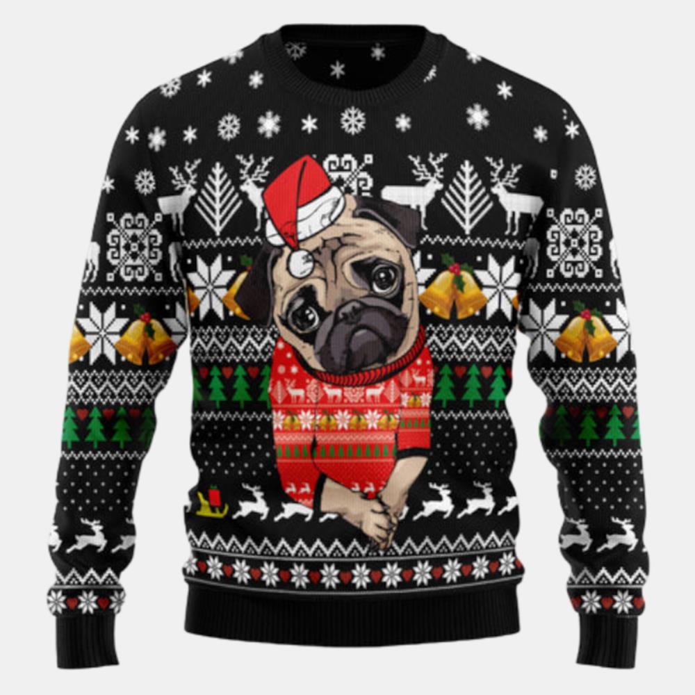 Lovely Pug Ugly Sweater