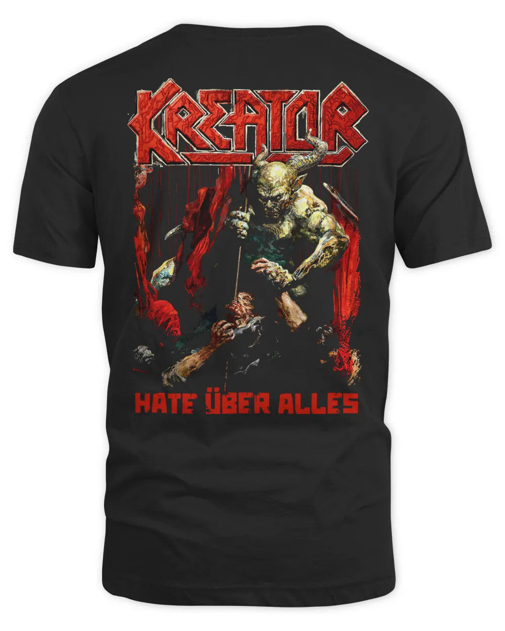 Kreator Merch Hate Uber Alles Shirt