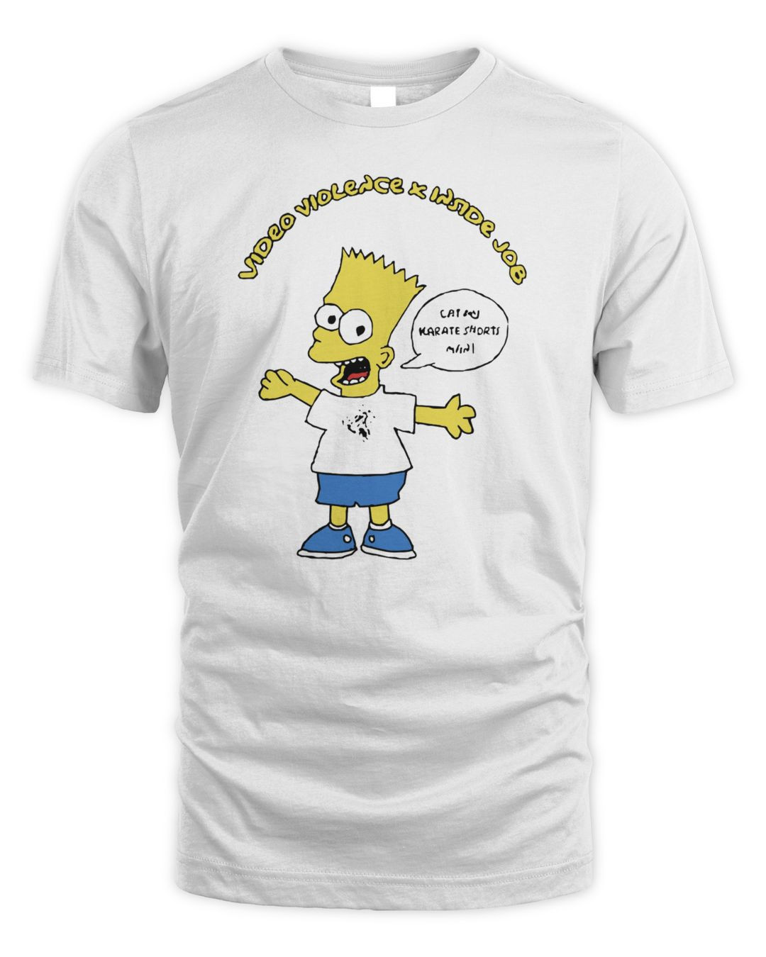 Inside Job Merch X Video Violence Bart Shirt