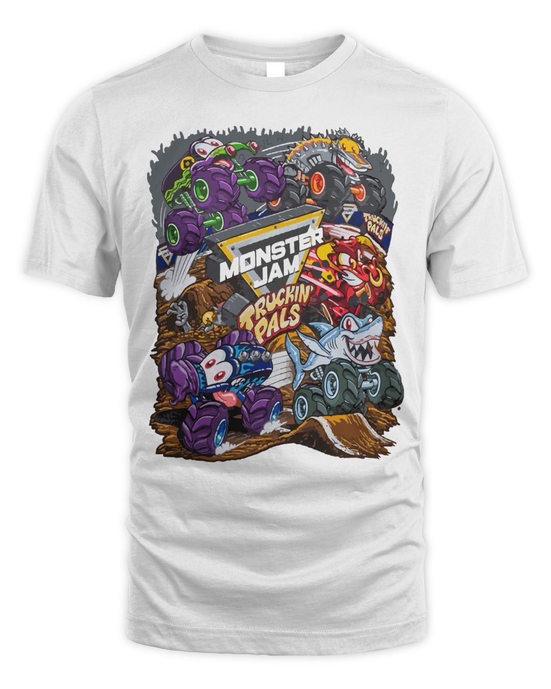 Monster Jam Merchandise Truckin Pals Shirt