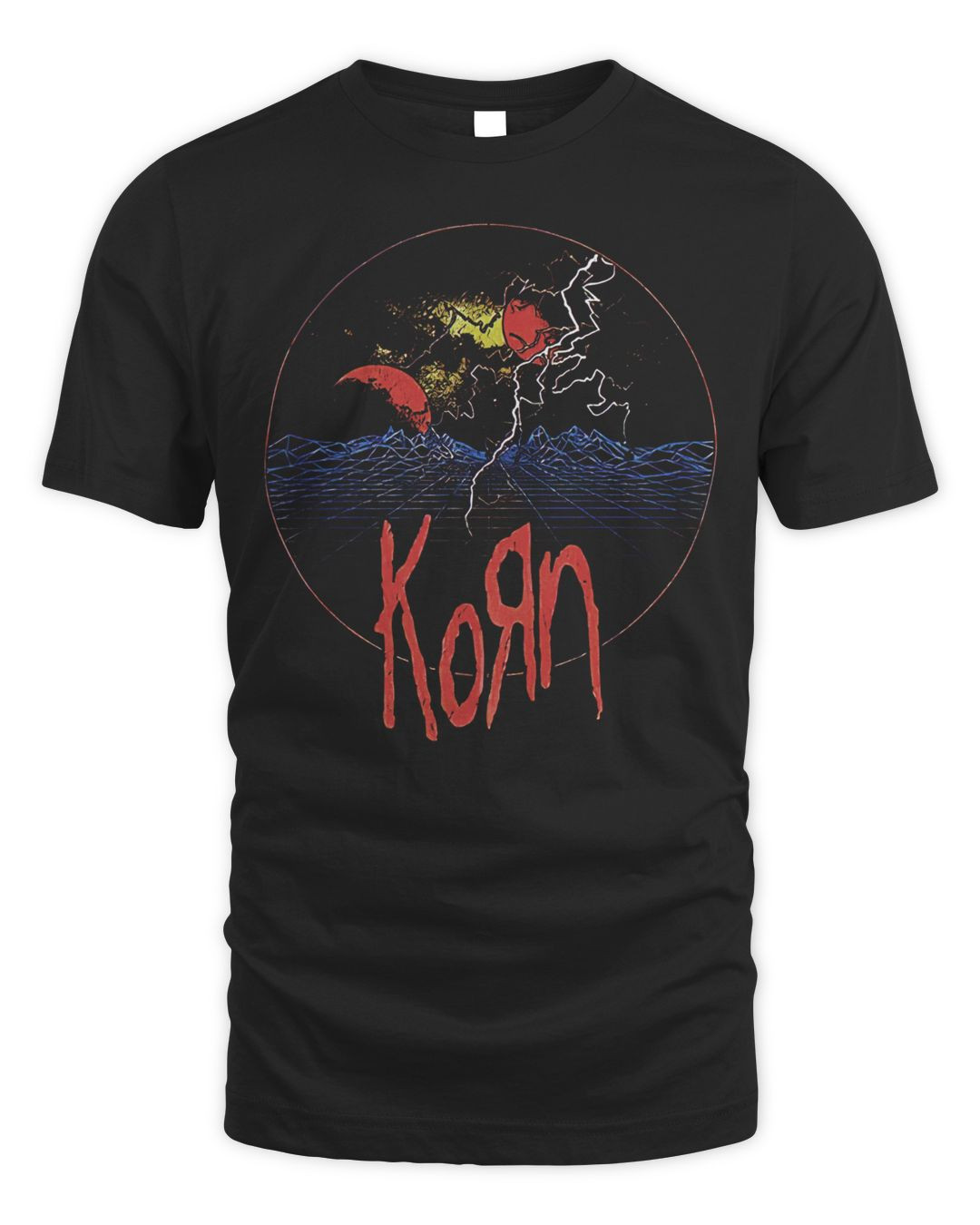 Korn Merch Wireframe Space Shirt