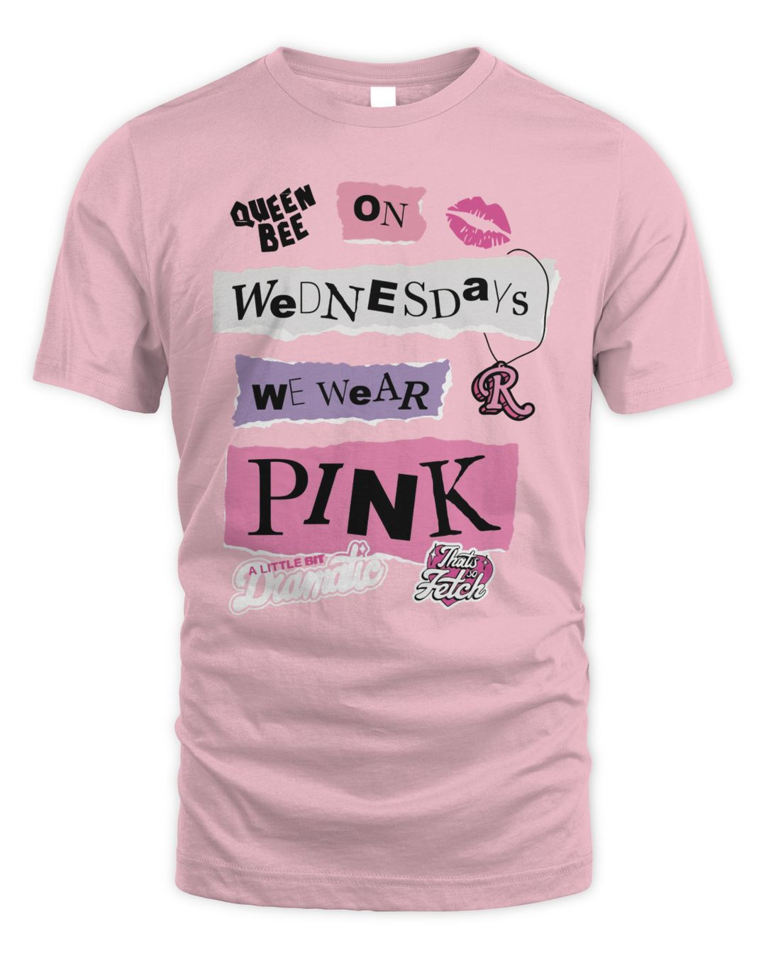 Mean Girls Merch On Wednesdays We Wear Pink Shirt