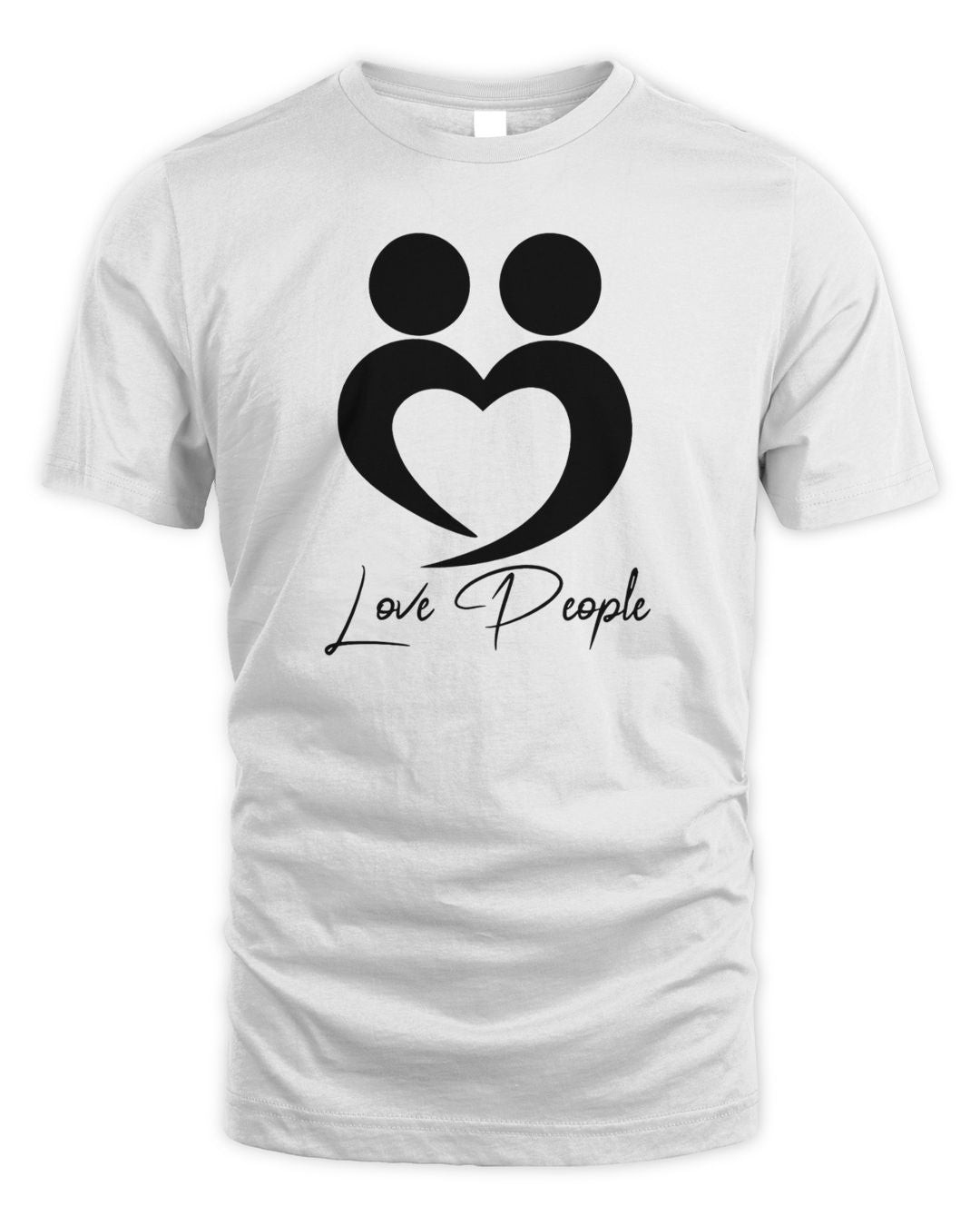 Love People Black Logo Hoodie