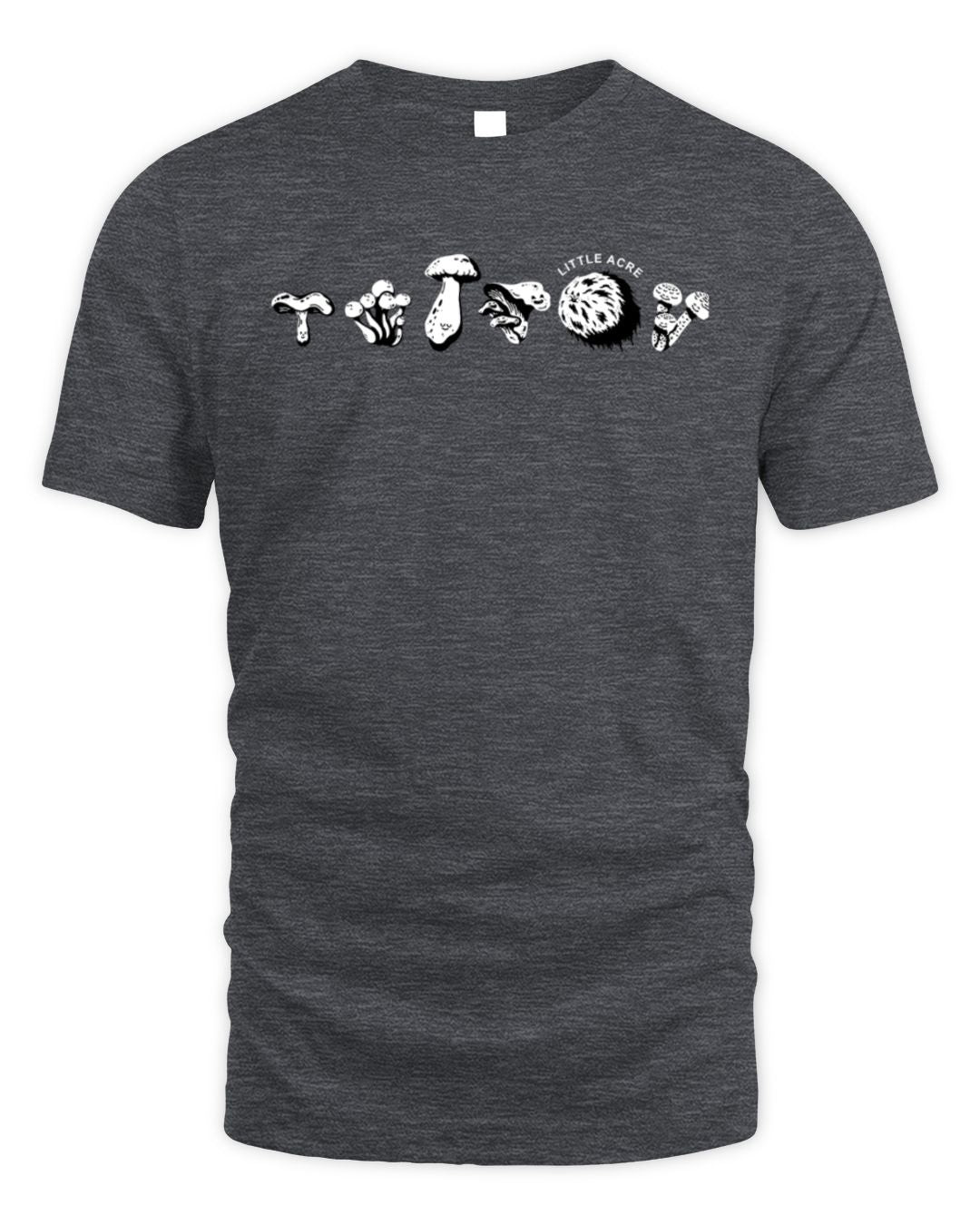 Little Acre Mushrooms Characters T-shirt