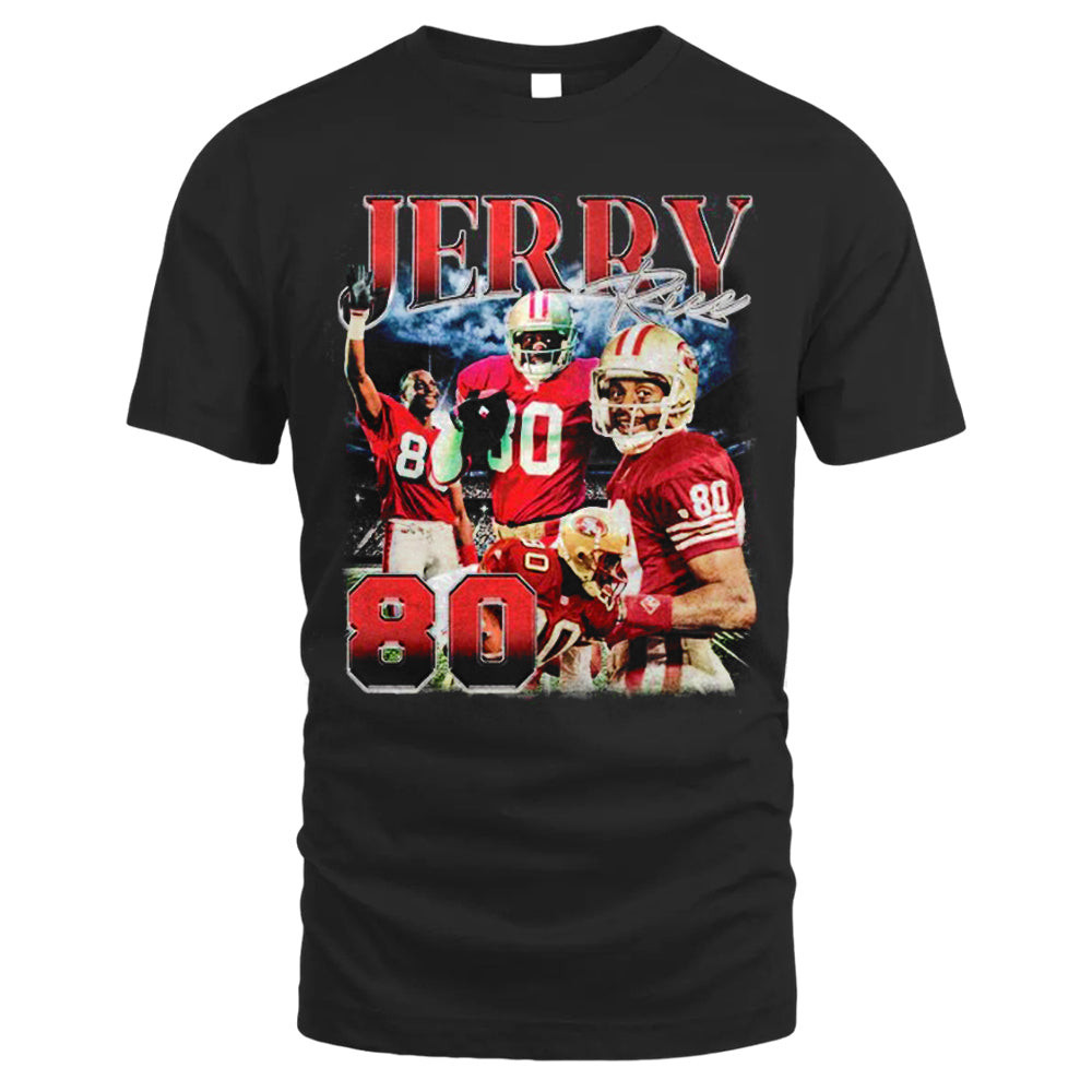 Jerry Rice Tee, Vintage T-shirt Style