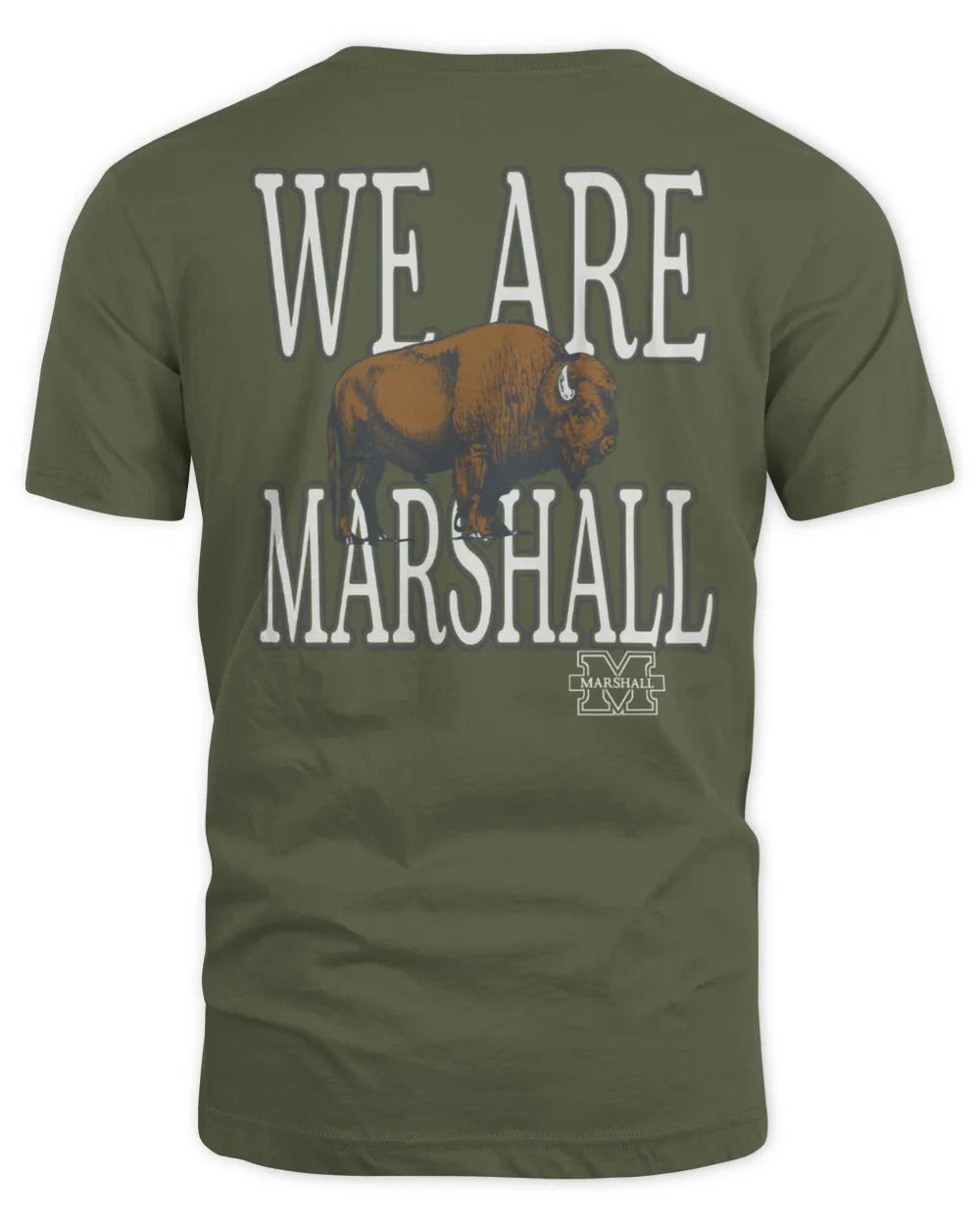Marshall Thundering Herd Hyper Local Mascot Text Stack T-shirt