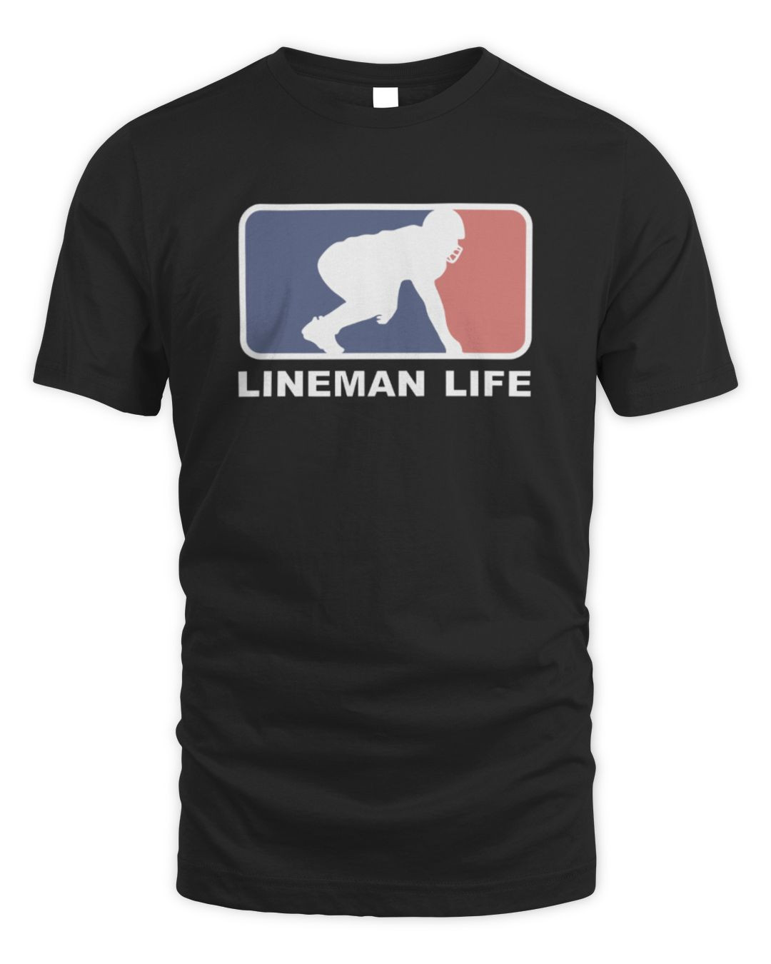 Lineman Probs Shop Linemen Life Logo T Shirt