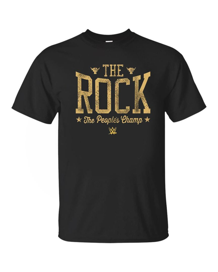 Mitchell & Ness The Rock The People's Champ T Shirt