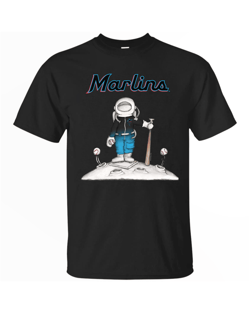 Miami Marlins Baseball Astronaut T Shirt