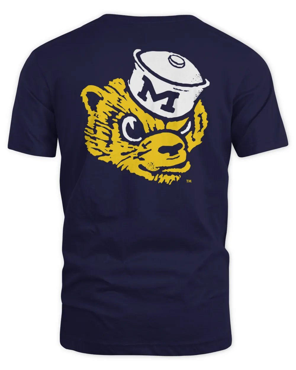 Men's Navy Michigan Wolverines 2-hit Vault Performance T-shirt
