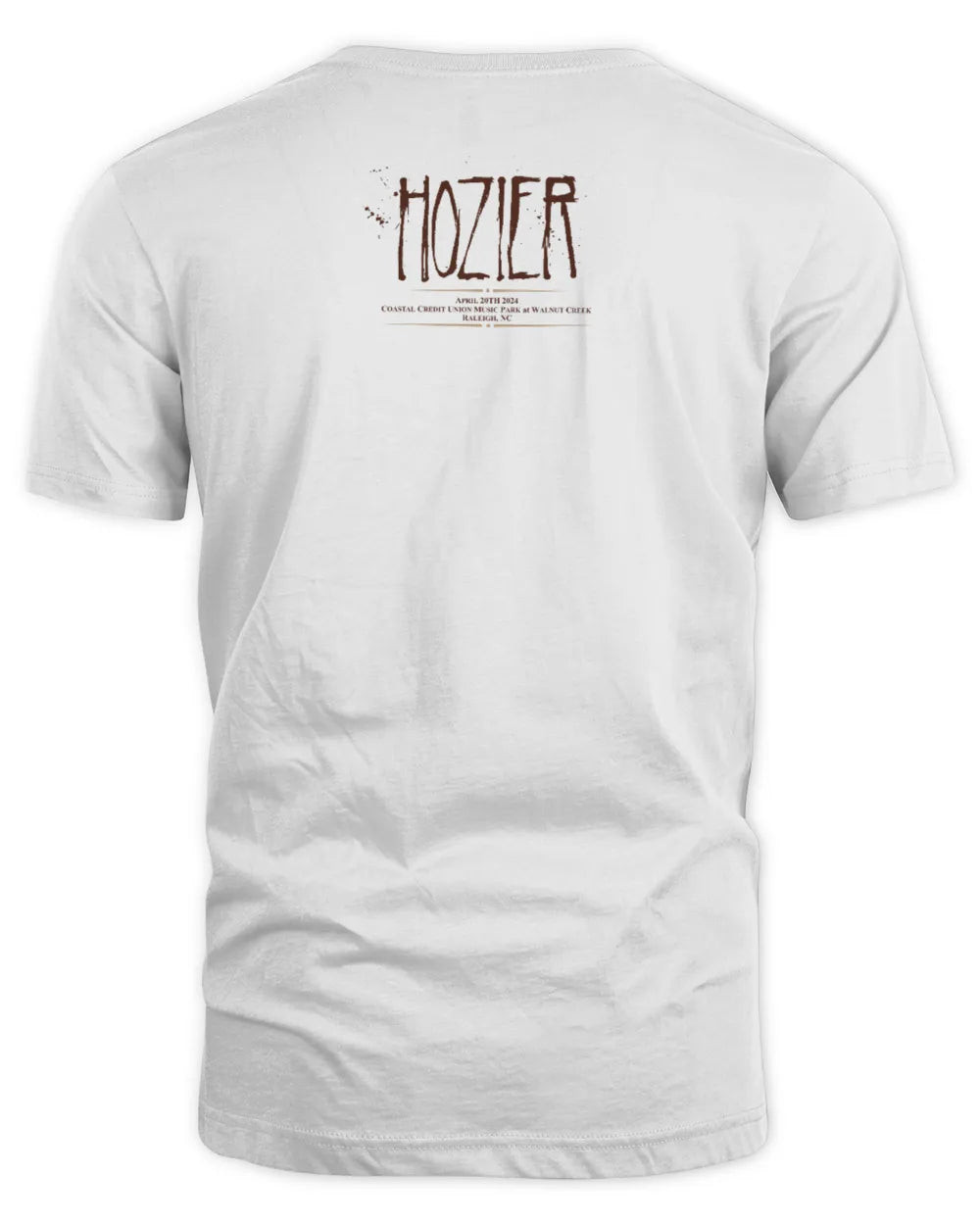 Hozier Merch Store Raleigh April 20 Show Hoodie Sweatshirt