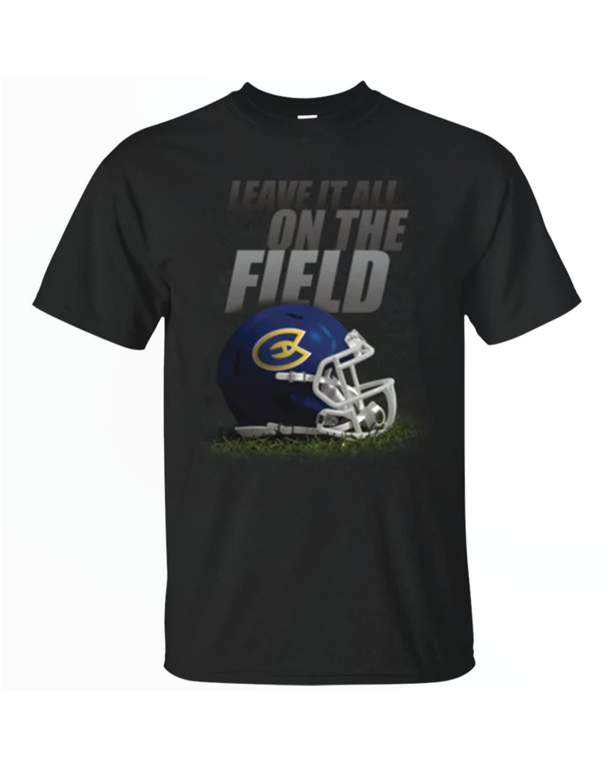 Leave It All On The Field Wisconsin Eau C Blugolds Gridiron T Shirt