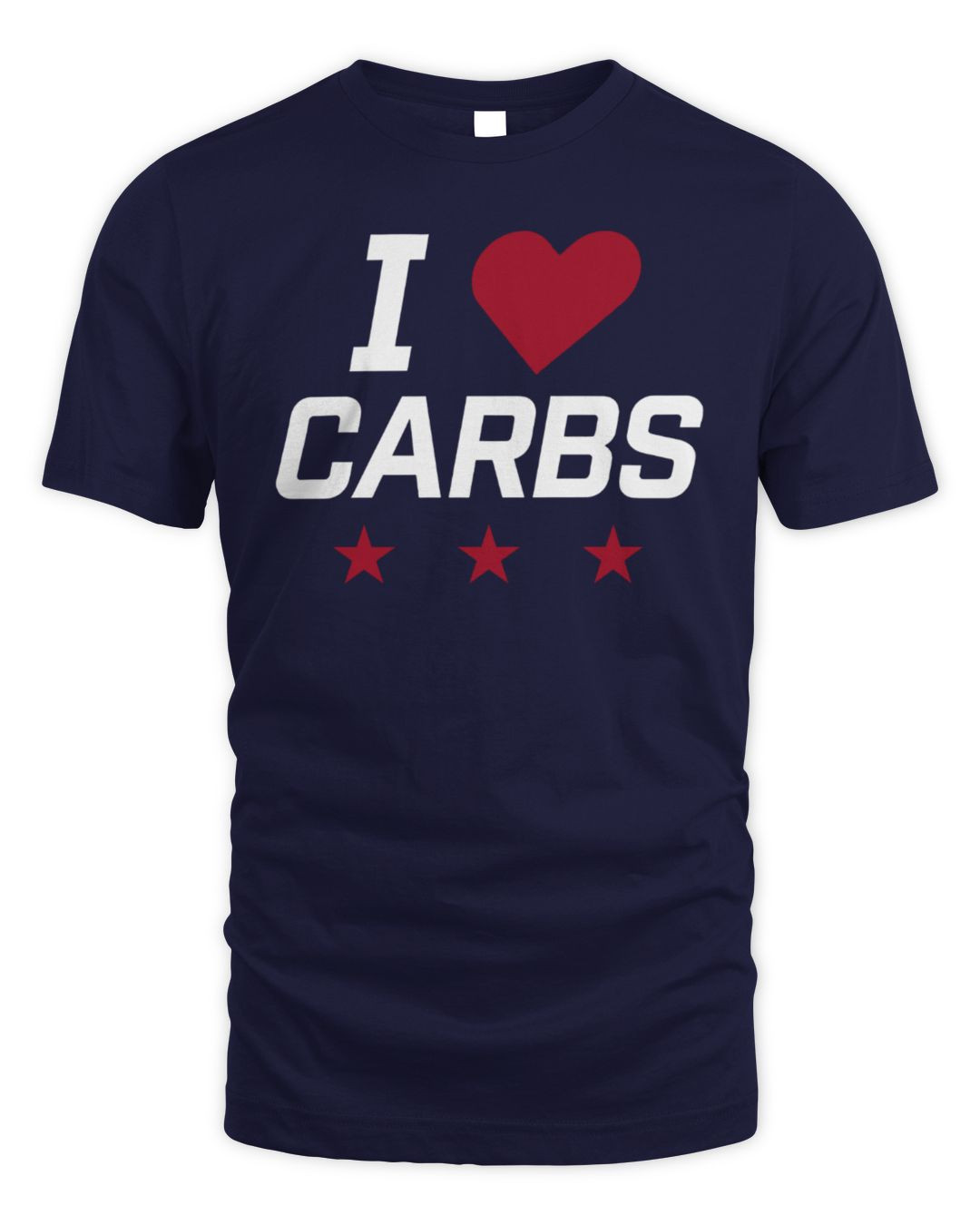 I Love Carbs 2024 Tee Shirt Navy
