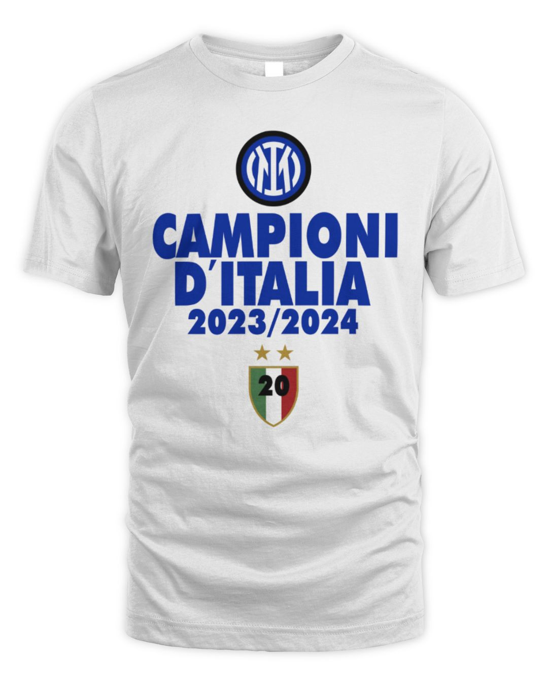Inter Milan Im Campioni D'italia 2023-24 Commemorative Logo T-shirt