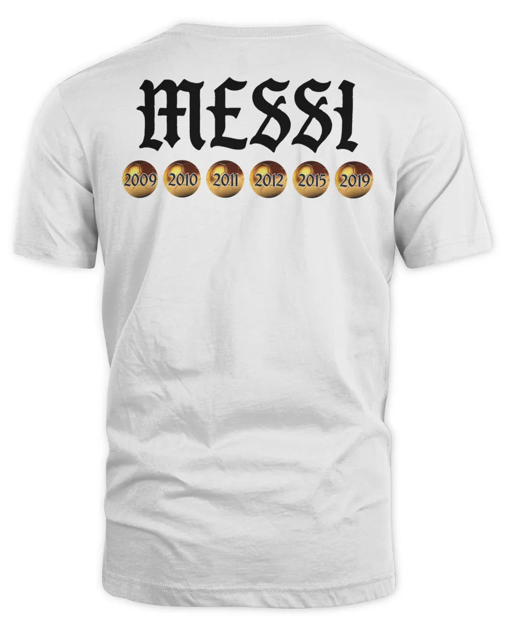 Messi Merch Golden Ball Shirt