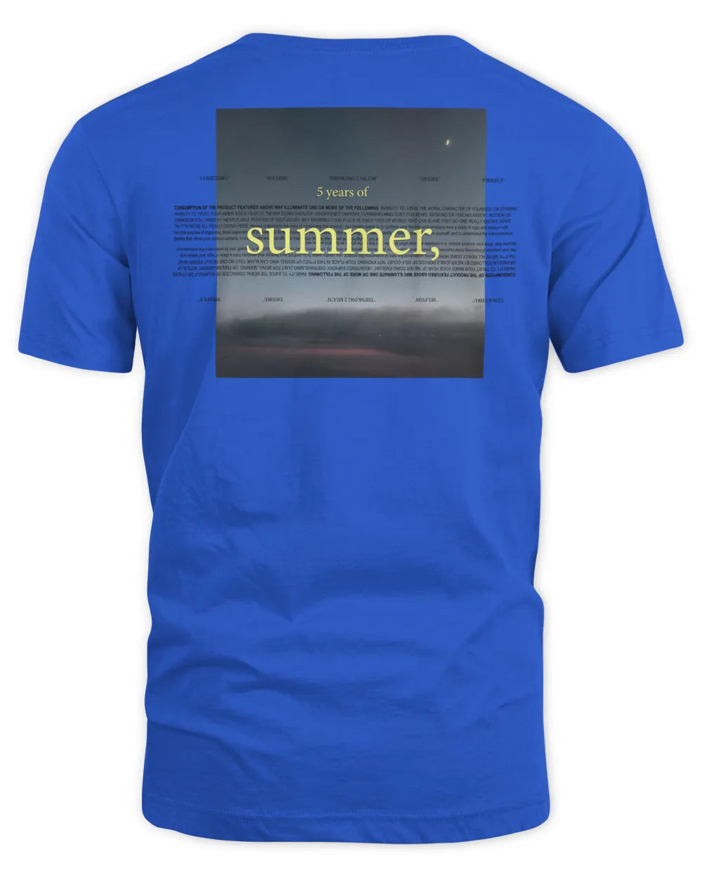 Jeremy Zucker Merch Summer 5 Year Anniversary Shirt