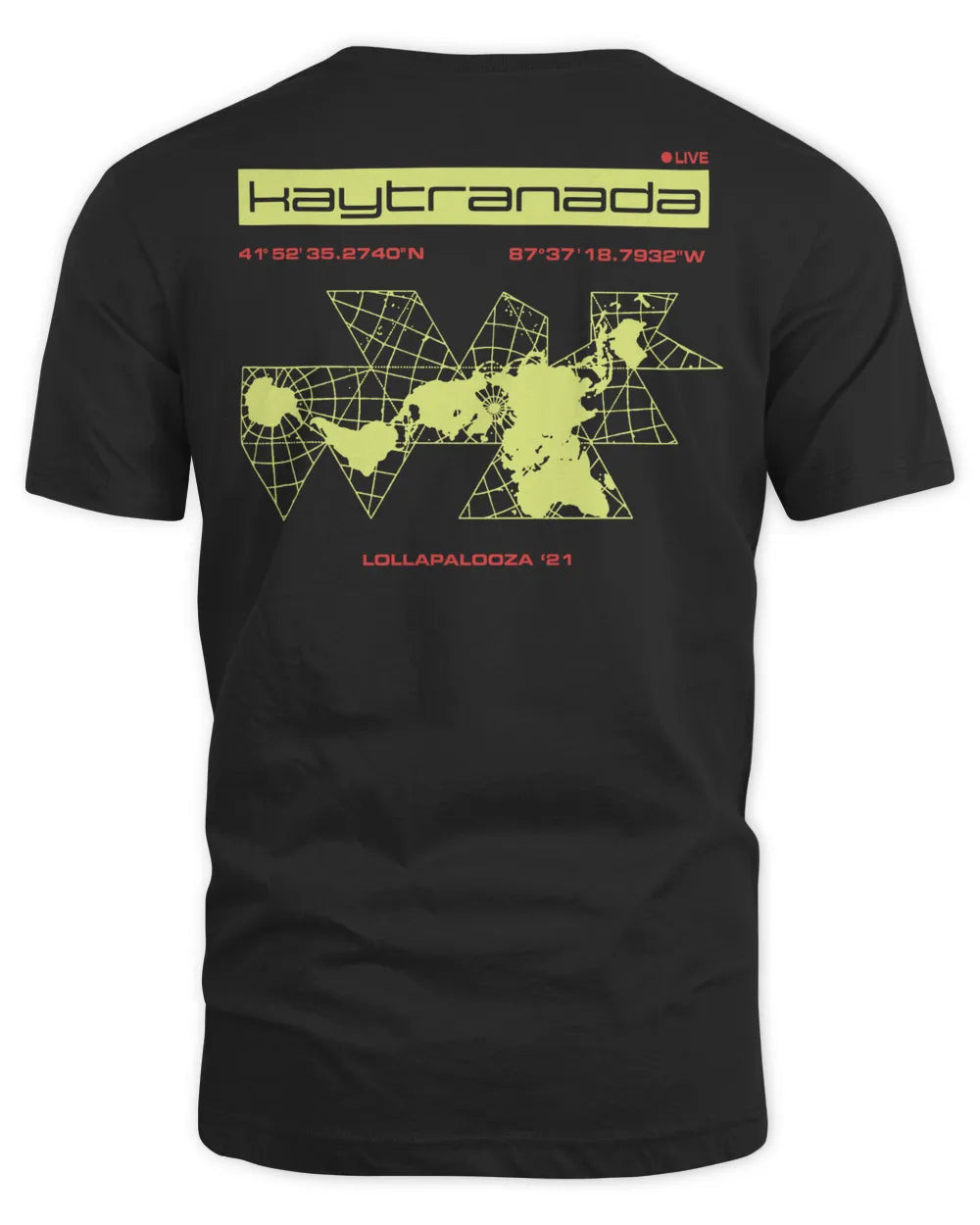 Kaytranada Merch Lollapalooza Limited Edition Shirt