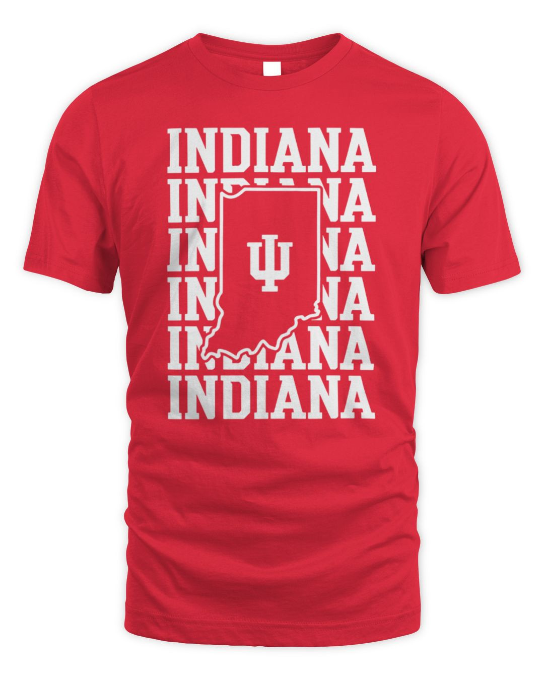 Indiana Hoosiers Repeating Wordmark Crimson T-shirt