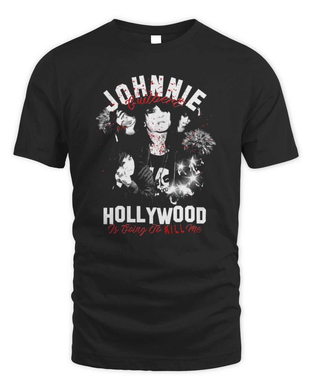 Johnnie Guilbert Hollywood Black Merch Hoodie