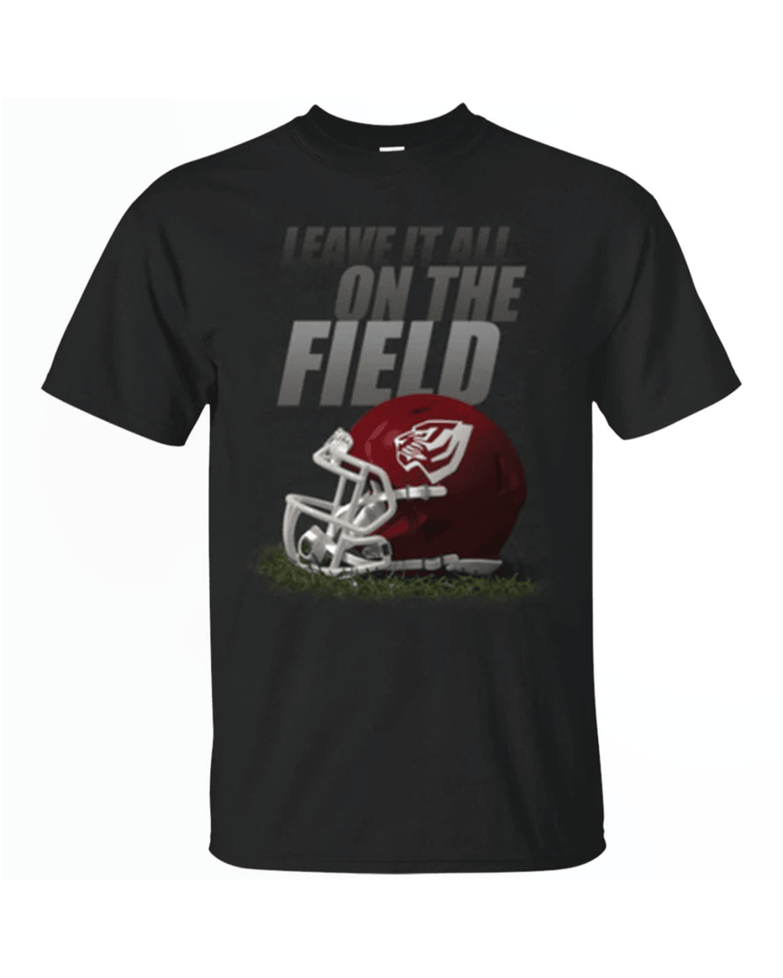 Leave It All On The Field West Alabama Tigers Gridiron T Shirt