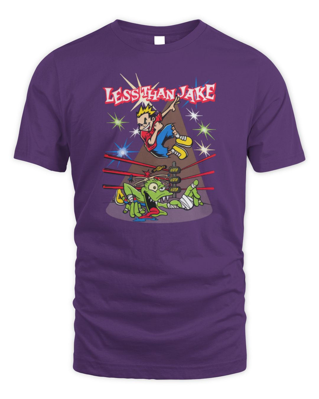 Less Than Jake Merch Evo Wrestling Shirt