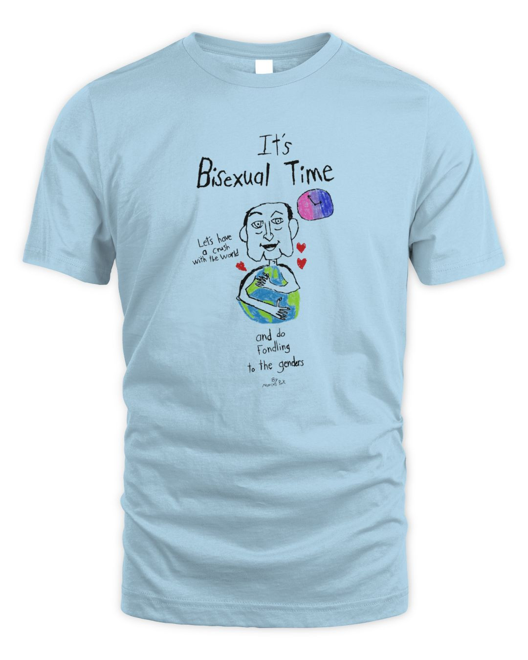 It's Bisexual Time By Marcus Pork T Shirt Clothing