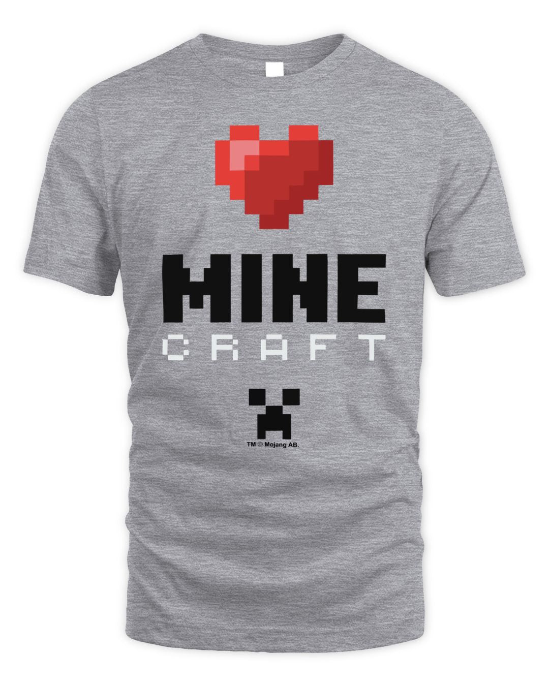 Minecraft Merchandise Heart Shirt
