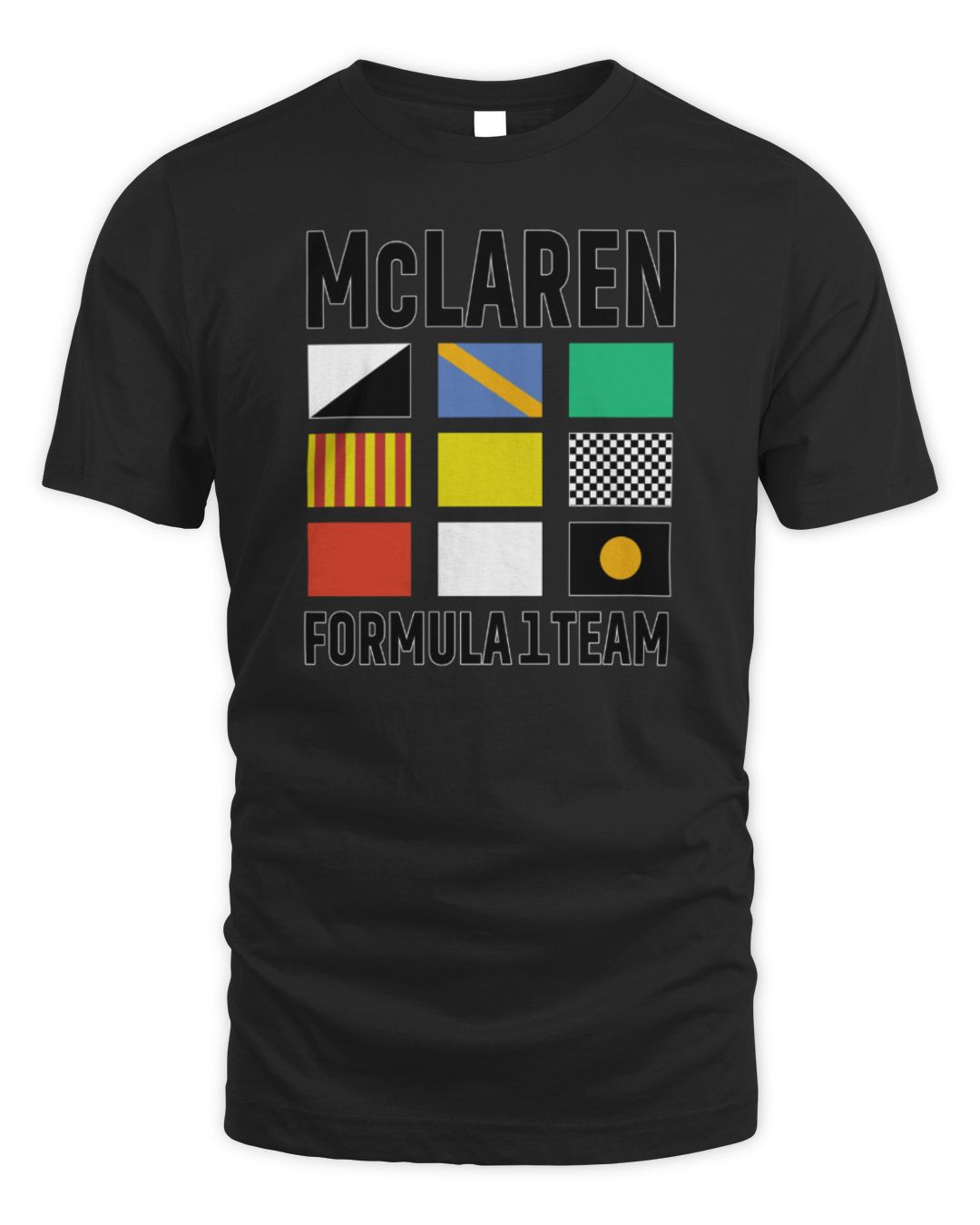 Mclaren F1 Team The Flags Of F1 Hoodie Sweatshirt