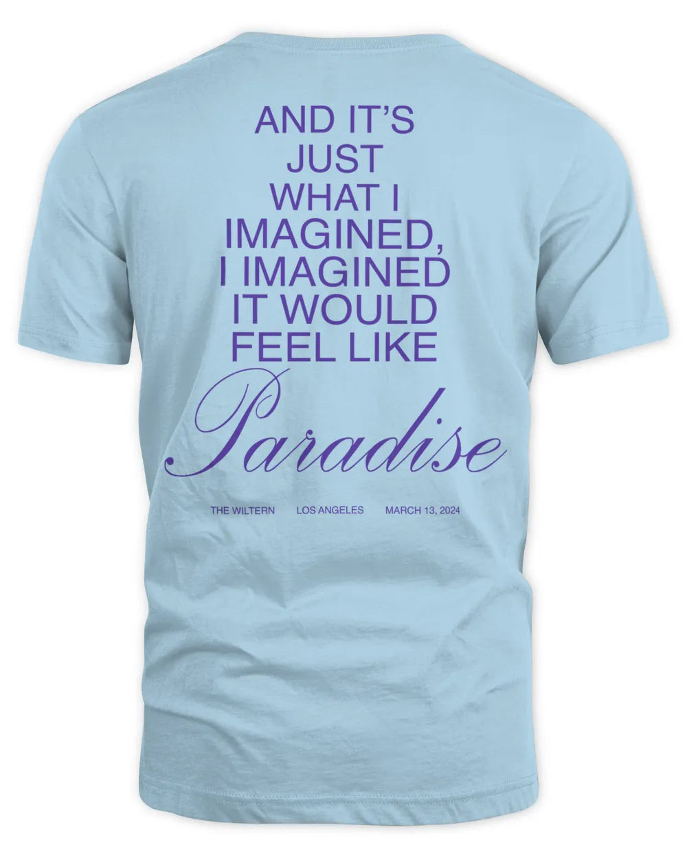 Justin Timberlake Merch Nsync Paradise Shirt