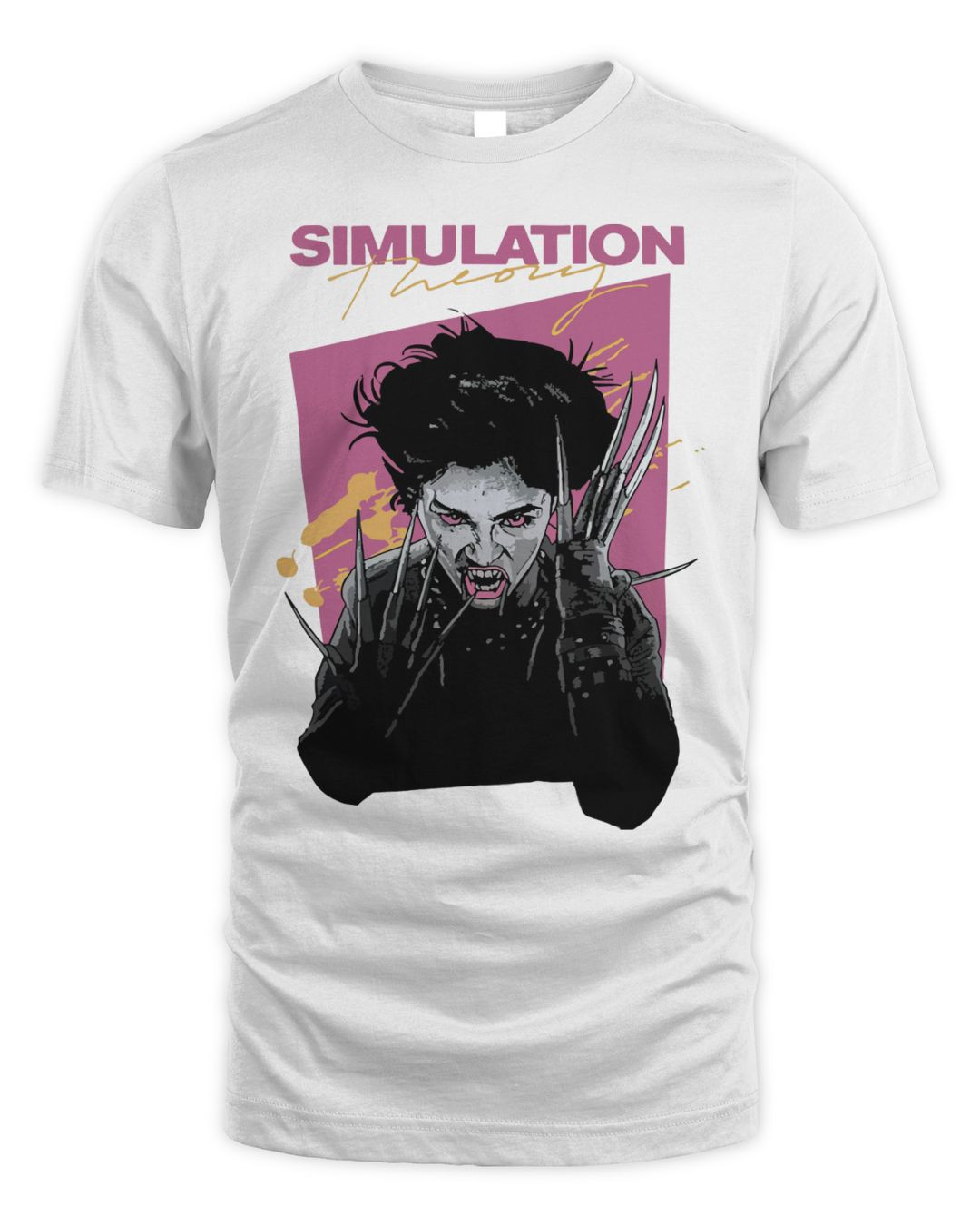 Muse Merch Simulation Theory 80's Nails Shirt