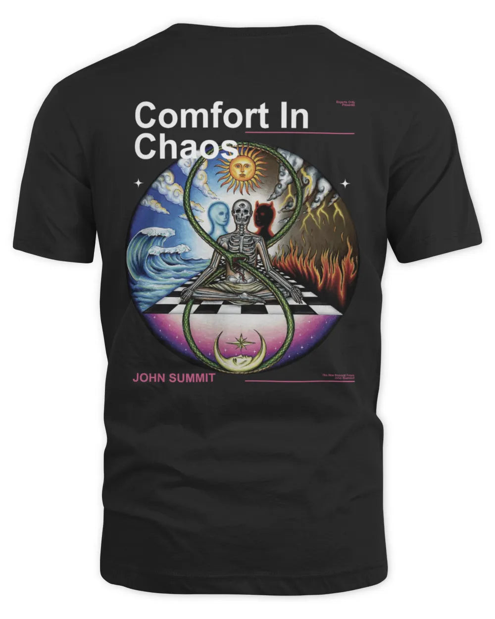 John Summit Shop Comfort In Chaos Black Merch Hoodie