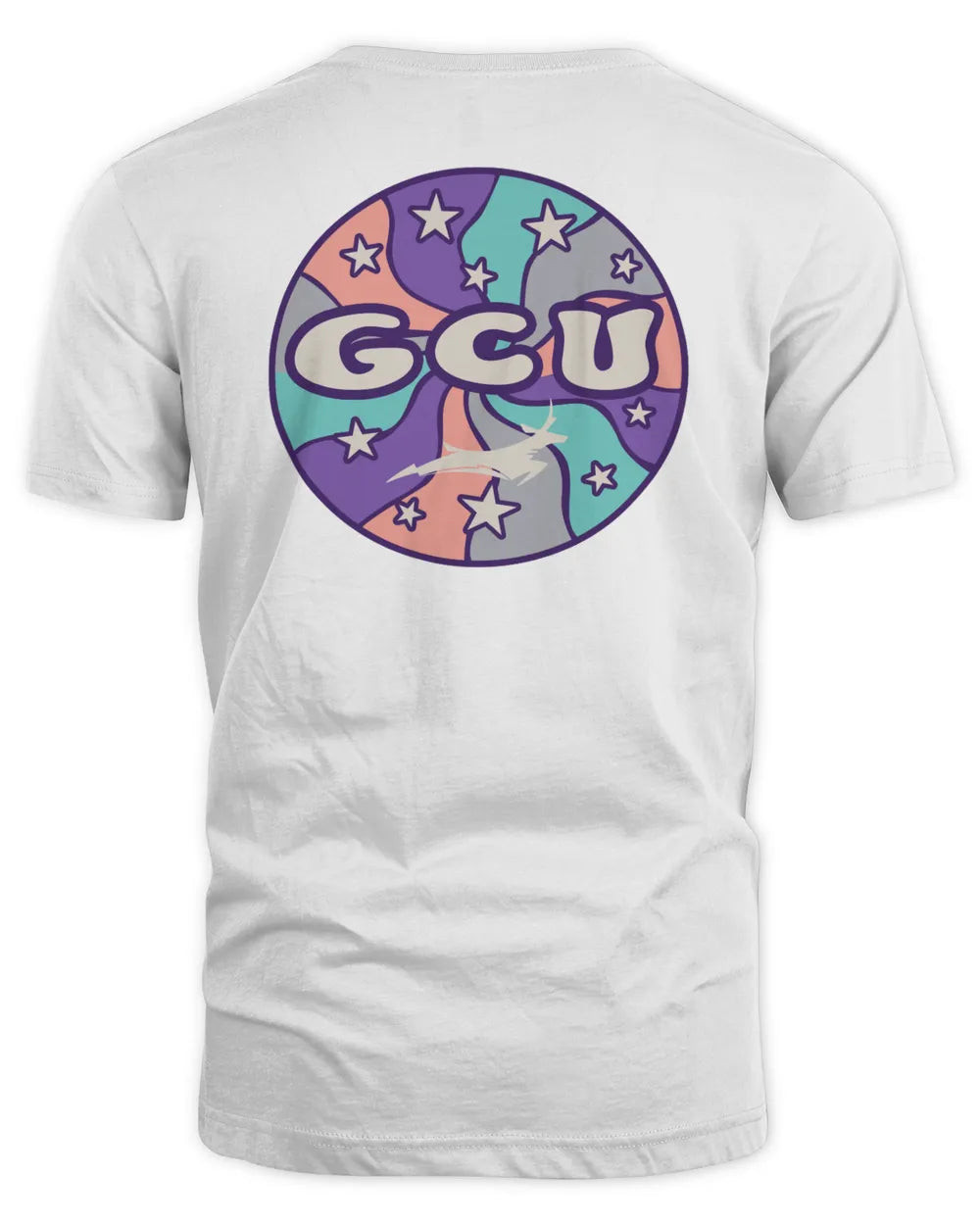 Men's White Gcu Stars Tee